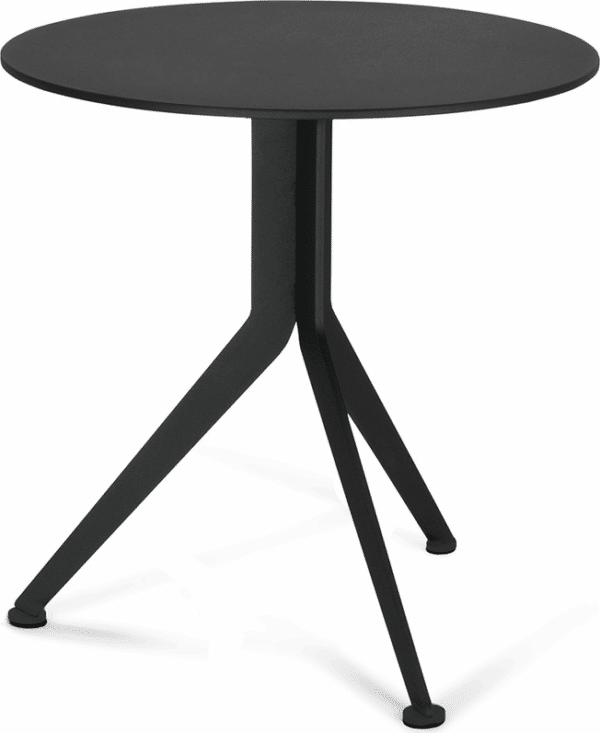 Spinder Design Daley udendørs sidebord sort stål Ø38 Ã H38 cm